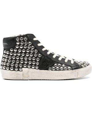 Philippe Model Prsx High Trainers - Black