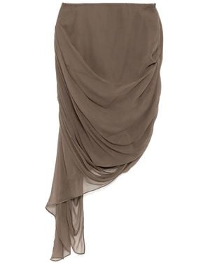 JNBY Asymmetric Skirt - Brown