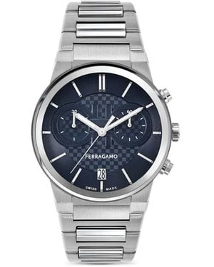 Ferragamo Chronograph 41Mm - Blau