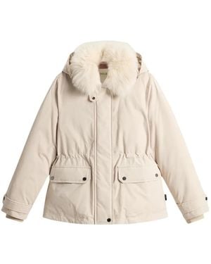 Woolrich Arctic Parka Coat - Natural