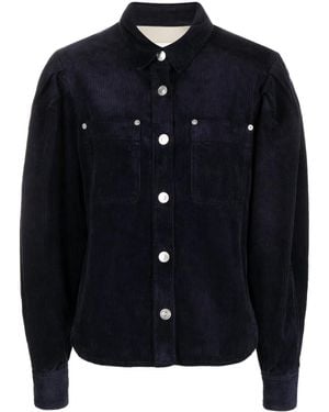 Isabel Marant Renata Corduroy Shirt - Blue
