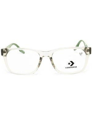 Converse Rectangle-Frame Glasses - Natural