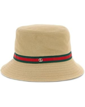 Gucci Ana Web Vissershoed - Naturel