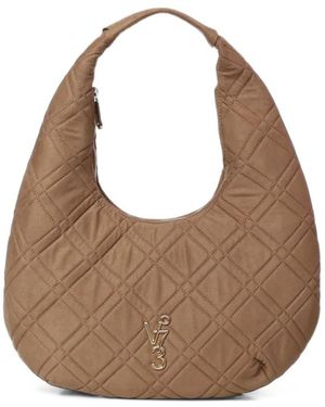 V73 Jasper Quilted Shoulder Bag - Natural