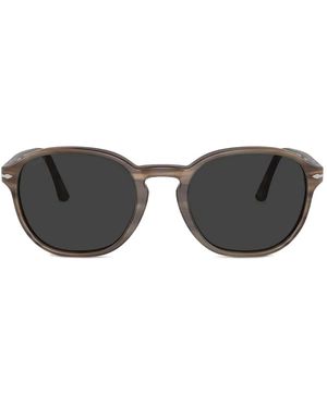 Persol ラウンドフレーム サングラス - グレー