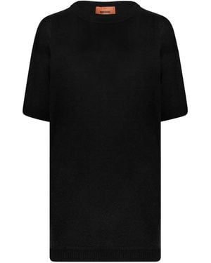 Missoni Short-Sleeve Crew-Neck T-Shirt - Black