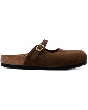 Birkenstock Maria Ii Suede Sandals - Brown
