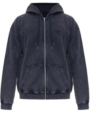 DIESEL Zip-Up Hoodie - Blue