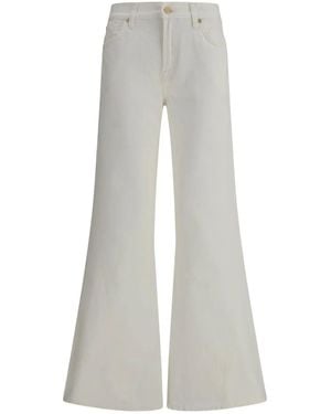 7 For All Mankind Vaqueros Spencer acampanados - Gris