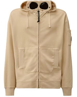 C.P. Company Hoodie À Fermeture Zippée - Neutre