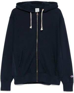 Champion ロゴ パーカー - ブルー