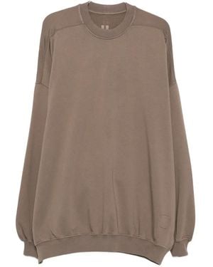 Rick Owens Crew-Neck Long-Sleeve Sweatshirt - Brown