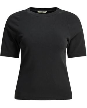 AURALEE Klassisches T-Shirt - Schwarz
