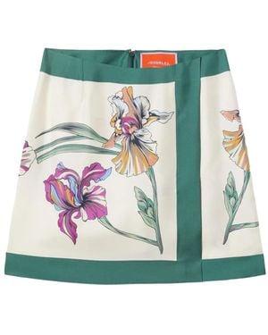 La DoubleJ Foulard Mini Skirt - Green
