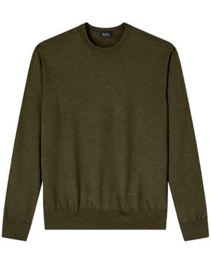 A.P.C. Virgin Wool Sweater - Green