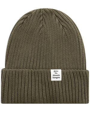 Human Made Rib-Knit Beanie - Green