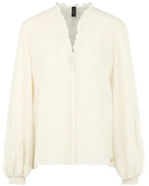Marc Cain Ruffled-Detail Blouse - White