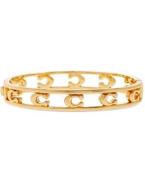 COACH Bracelet À Logo - Métallisé