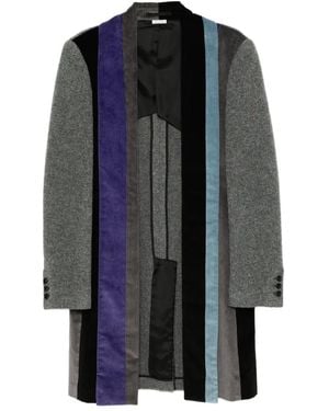 Comme des Garçons Abrigo A Paneles - Azul