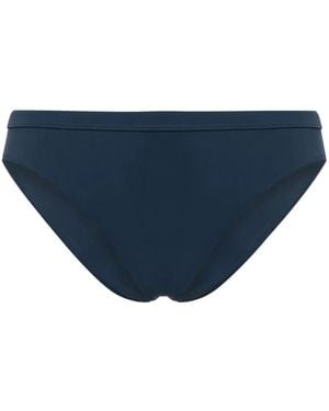 Jil Sander Slip Bikini Con Vita Elasticizzata - Blu
