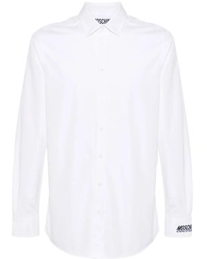 Moschino Shirt With Embroidery - White