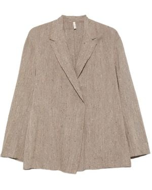 Boboutic Blazer con solapas de muesca - Neutro