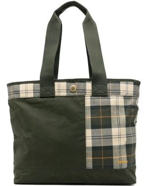 Barbour Mya Shopper Met Tartan Ruit - Groen
