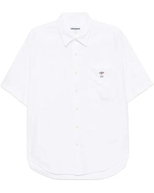 Chocoolate Chemise À Manches Courtes - White