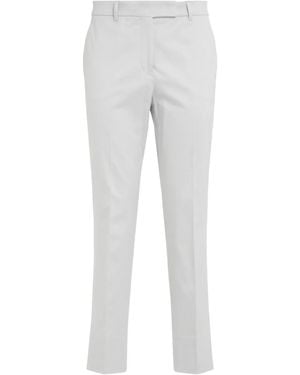 Incotex Flat-Front Trousers - Grey