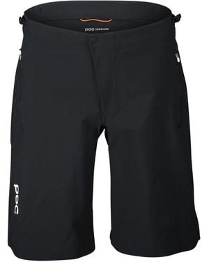 Poc Logo-Print Shorts - Black