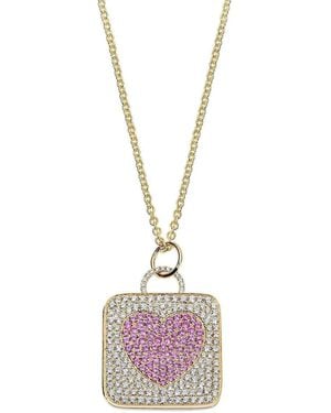 Devon Woodhill 18Kt Sweet Dreams Sapphire Necklace - Pink
