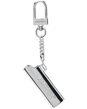 Ambush Portachiavi Lighter Case Con Logo Inciso - Bianco
