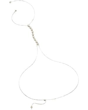 Guess All Eyes On Me Body Chain - White