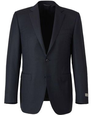 Canali Single-breasted Blazer - Blue