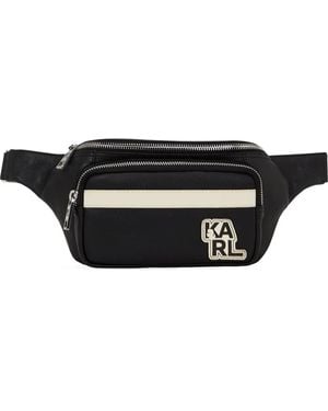 Karl Lagerfeld K/Athleisure Gürteltasche - Schwarz