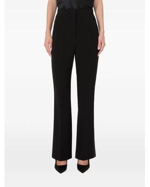 Max Mara Satin-Trimmed Trousers - Black