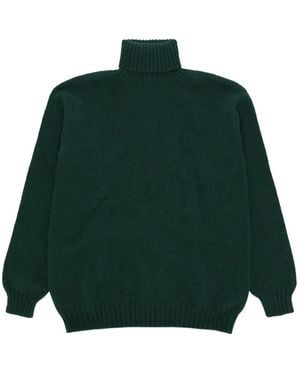 Fortela Shetland Pullover Mit Rollkragen - Grün