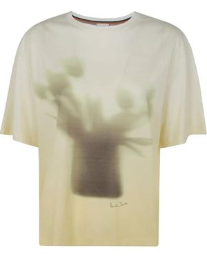 Paul Smith Printed T-Shirt - Natural