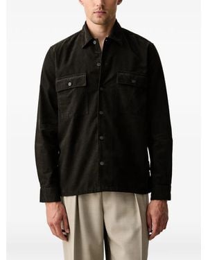 Marc O' Polo Corduroy Button-Up Shirt - Black