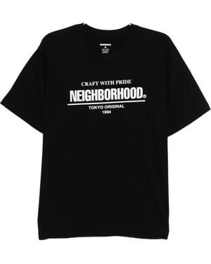 Neighborhood Printed T-shirt - Schwarz