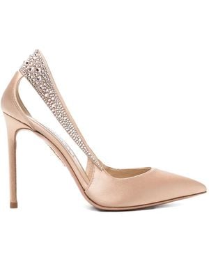 Aquazzura Upper-Embellished Pumps - Blanc