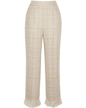 Adam Lippes Pantaloni Con Frange - Neutro