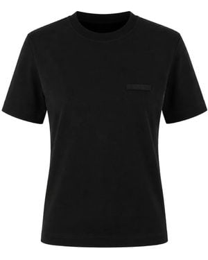 Jacquemus Gros Grain T-Shirt - Black
