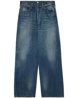 TAIGA TAKAHASHI Buttoned Trousers - Blue