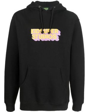 Kidsuper 3D Logo-Print Hoodie - Black