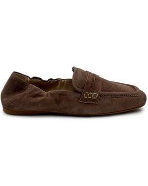 Guglielmo Rotta Penny Loafers - Brown
