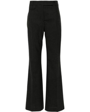 Semicouture Flared Trousers - Black