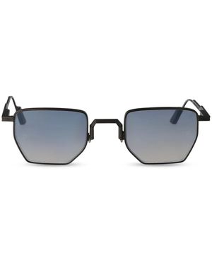 Movitra Geometric-Frame Sunglasses - Blue