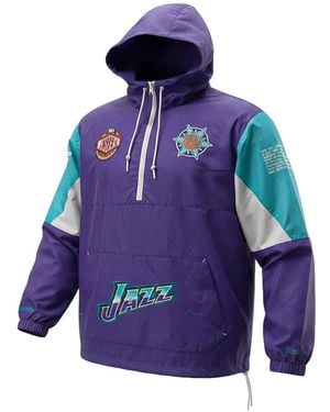 Mitchell & Ness Team Origins Pullover Jacket - Blue