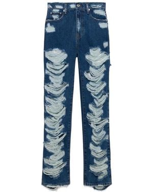 Jonathan Simkhai Erie Distressed Jeans - Blue